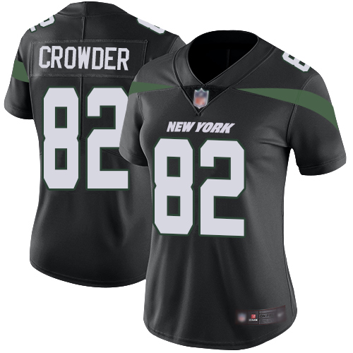 New York Jets Limited Black Women Jamison Crowder Alternate Jersey NFL Football #82 Vapor Untouchable